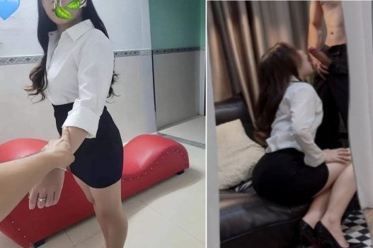 Sếp với trưởng phòng đi chơi gái gặp ngay thư ký